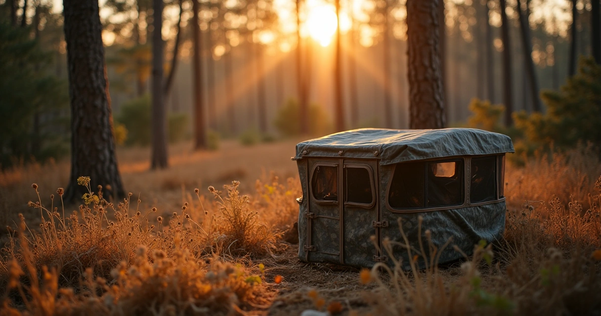 how to select a ground blind for spring turkey hunting on small properties in 2026
