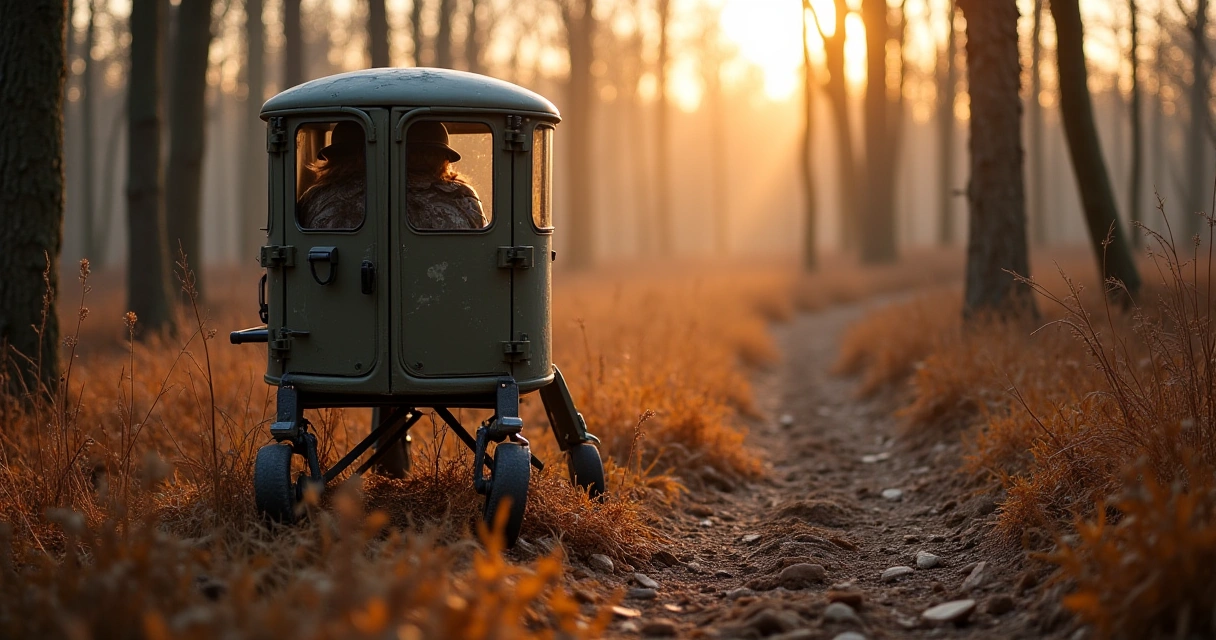 how to select ground blinds for spring turkey hunting in muddy fields and dense cover